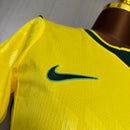 Camisa Seleção Brasileira Amarela 2026 Modelo Feminina