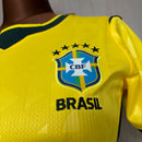 Camisa Seleção Brasileira Amarela 2026 Modelo Feminina