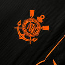 Camisa Corinthians III 2025/26 JOGADOR - Preto e Laranja