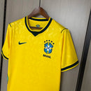 Camisa Seleção Brasileira Amarela 2026 Modelo Torcedor RELEVO